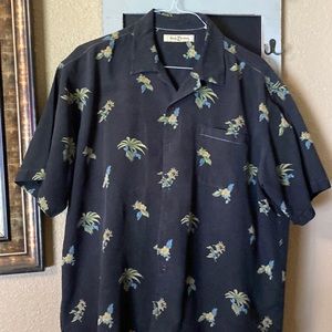Tommy Bahama 2XL silk button down Hawaiian shirt